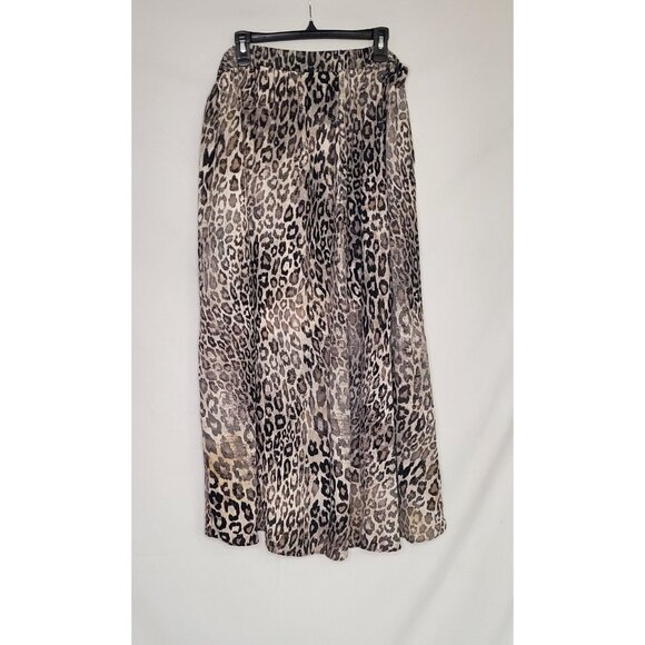 East Adeline Dresses & Skirts - NWT East Adeline Wrap Skirt Animal Print Size 3XL MSRP $59 Boho Beach High Low